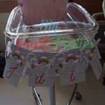 Gökkuşağı - Balon Tema Bebek Hastane Doğum Odası Süsleme - Banner