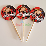 Mucize Uğur Böceği ile Kara Kedi Doğum Günü Kürdan Süsleri