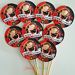 Mucize Uğur Böceği ile Kara Kedi Doğum Günü Kürdan Süsleri