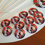 Mucize Uğur Böceği ile Kara Kedi Doğum Günü Kürdan Süsleri