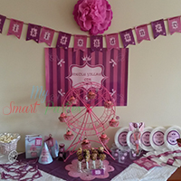 prenses temalı doğum günü partisi