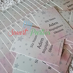 Twinkle Twinkle Little Silver Star Temalı Baby Shower Partisi-Anı Kartları